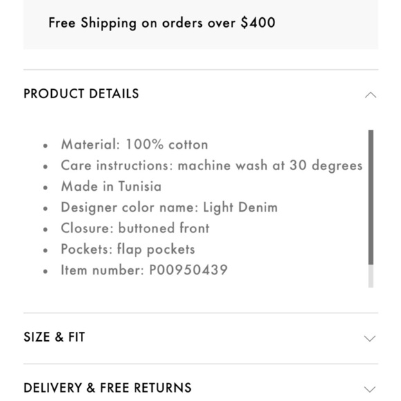 Bonpoint Girls Denim Jacket - {14} - Picture 3 of 7